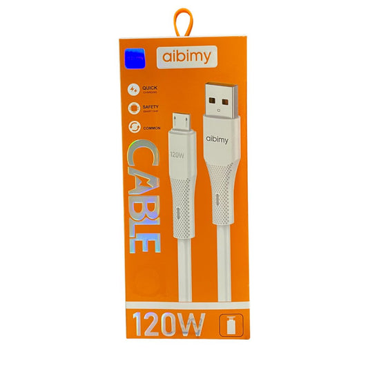 Cable carga rapida 120w v8
