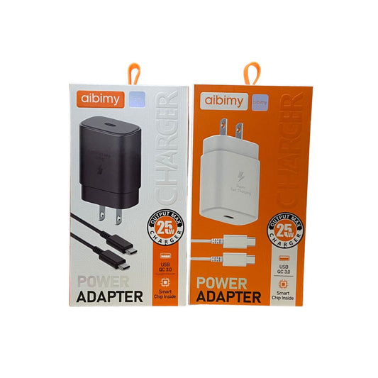 Cargador 25w tipo c a tipo c AM-330