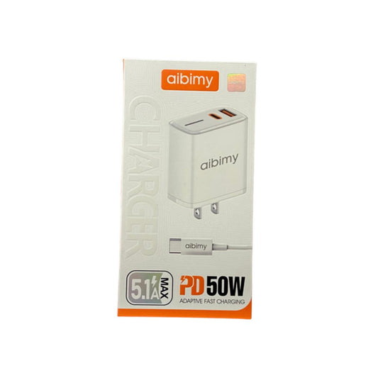 Cargador doble puerto 50w AM-324